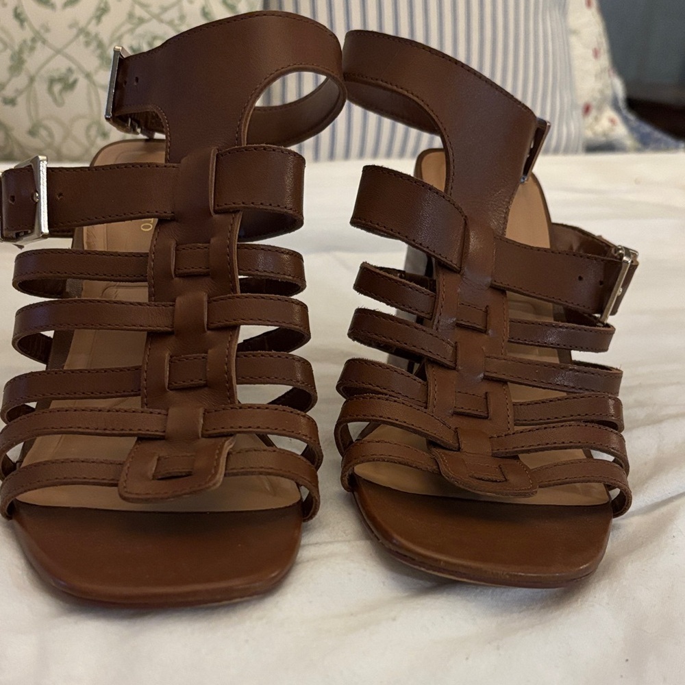 Vince Camuto Brown Strappy Sandals